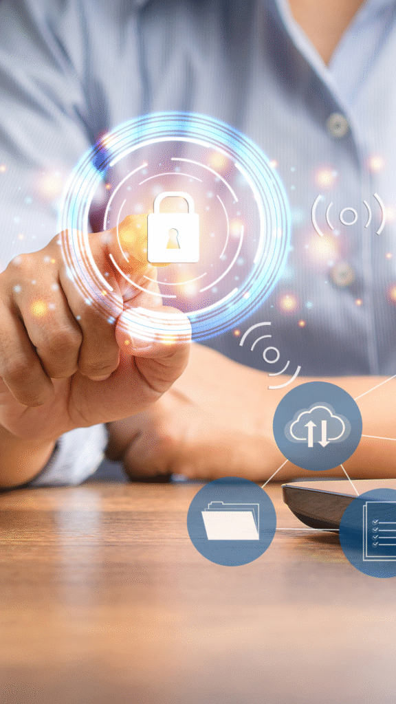 Profesional interactuando con visualizaciones de datos, aplicando conocimientos del curso Big Data & Data Science para análisis y toma de decisiones estratégicas.